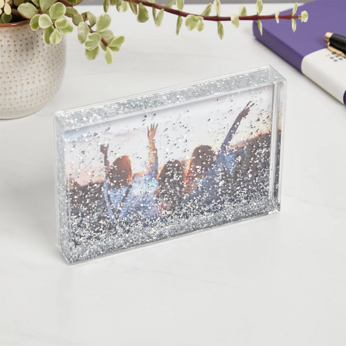 personalised Glitter Snowbox