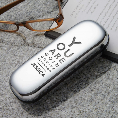personalised going blind glasses case