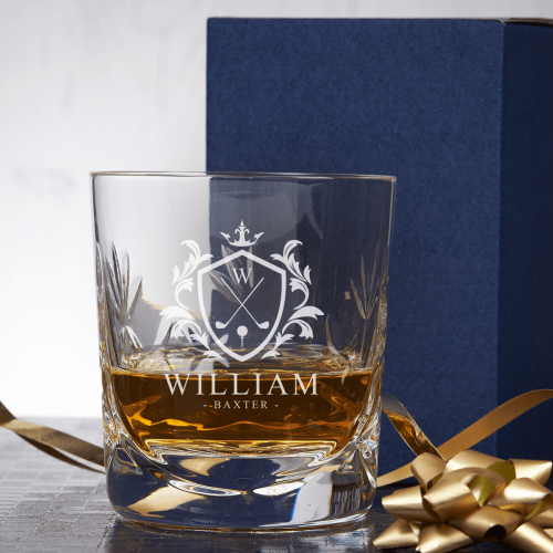 Personalised Crystal Whisky Tumbler