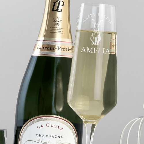 Happy Easter Bunny 180ml Infinity Champagne Flute