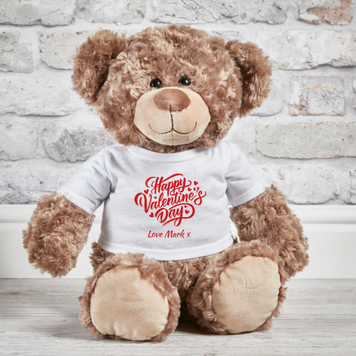 Happy Valentines Day Large Superhero Bear 