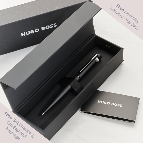 Hugo Boss Ballpoint Pen Loop Black Iconic