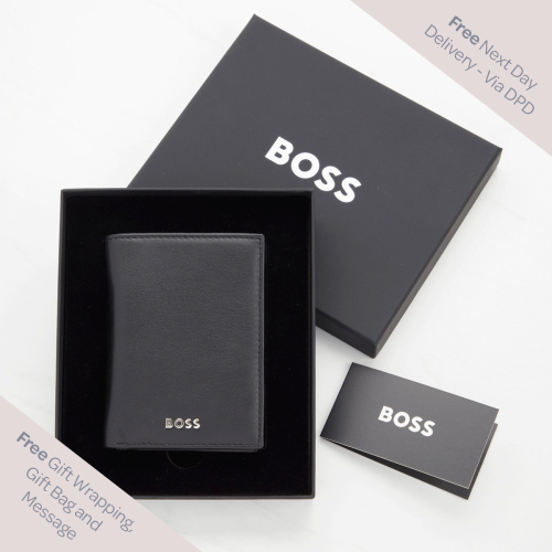 Hugo Boss Classic Smooth Card Holder - Black