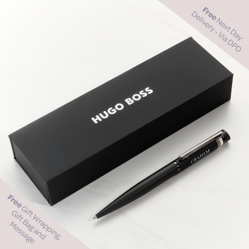 Hugo Boss Ballpoint Pen Loop Black Iconic