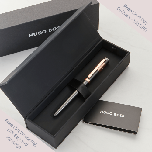 Hugo Boss Ribbon Matt Gun Fountain Pen