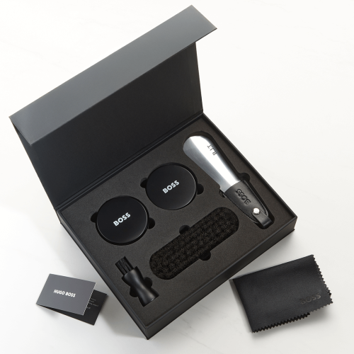 Hugo Boss Shoe Care Kit Iconic Black