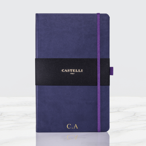 Personalised Indigo Castelli notebook