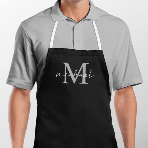 personalised Monogram Name Apron 