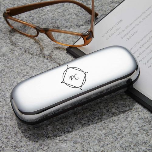 personalised initials glasses case