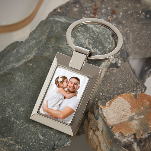 Personalised Photo Upload Keyring