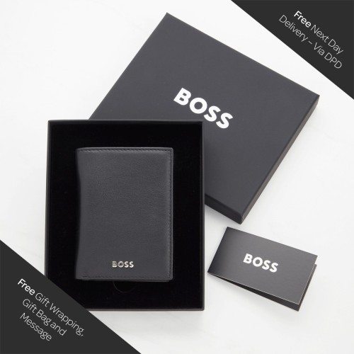 Hugo Boss Classic Smooth Card Holder - Black
