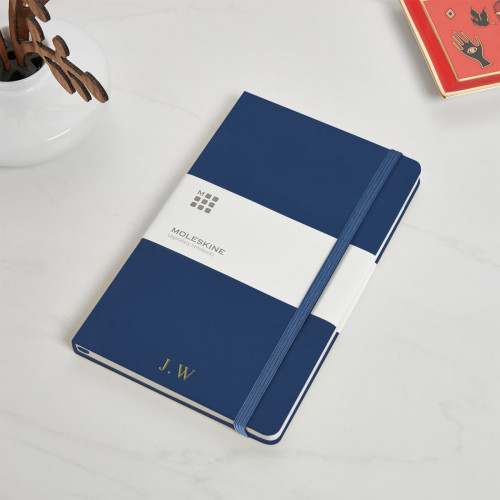 Personalised Blue Moleskine Notebook