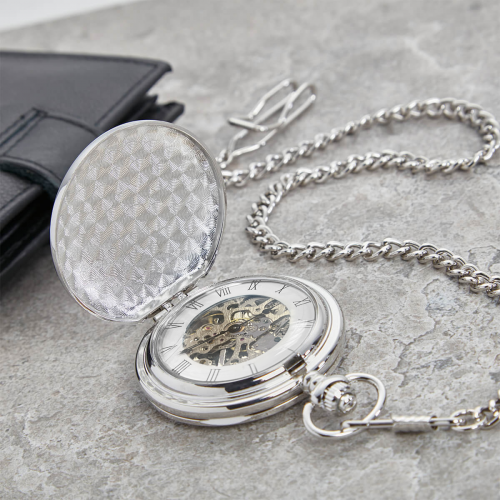 Personalised Front Mechanical Pocket Watch