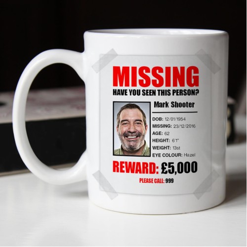 Personalised Missing Photo Upload Durham Mug