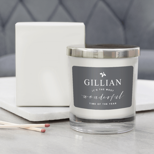 Personalised Candle