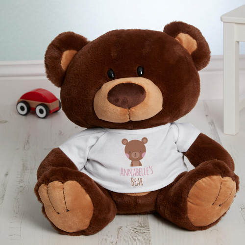 Personalised My Teddy Chocolate Teddy Bear