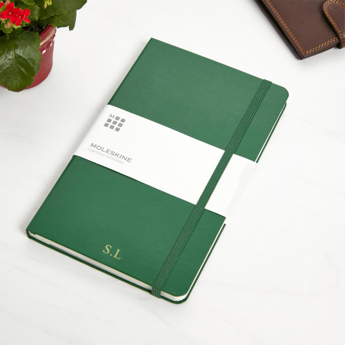 Personalised Green Moleskine Notebook