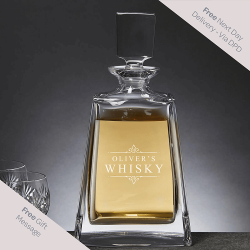 Name and Drink Boston Decanter