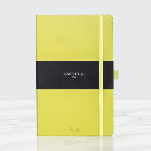 Neon Green Castelli Notebook 