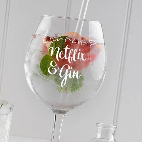 Netflix and Gin Glass