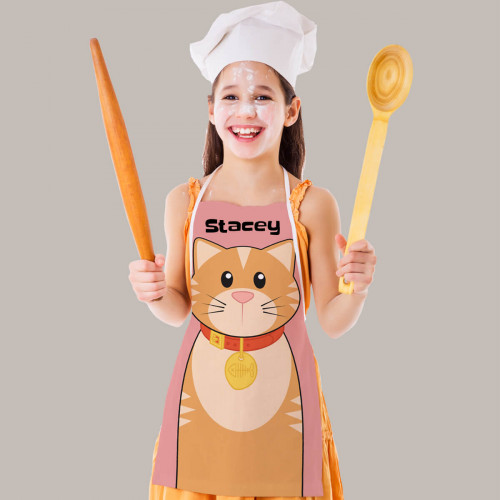 Personalised Cat Apron