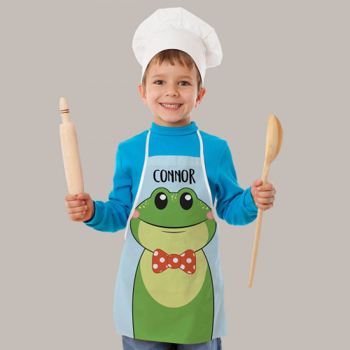 Personalised Frog Apron
