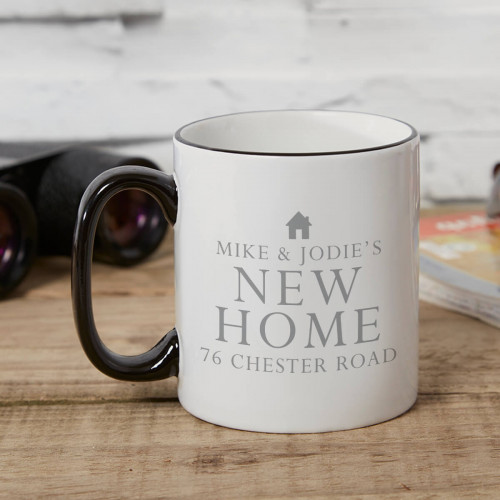 Personalised Two Tone Mug Black