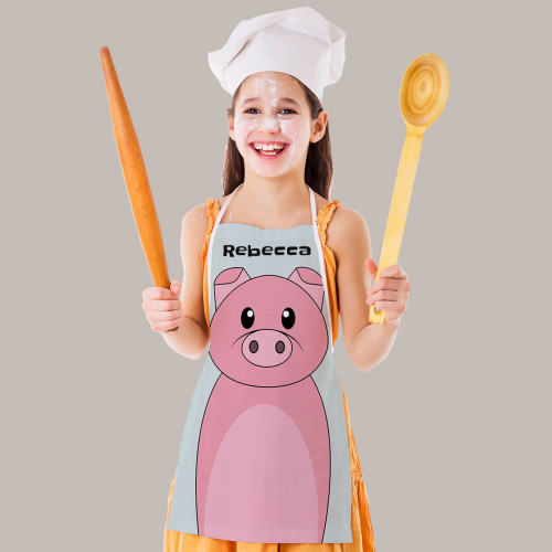 Personalised Pig Apron