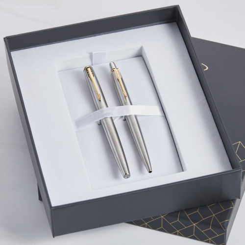 personalised Parker Jotter Duo Pen Gift Set