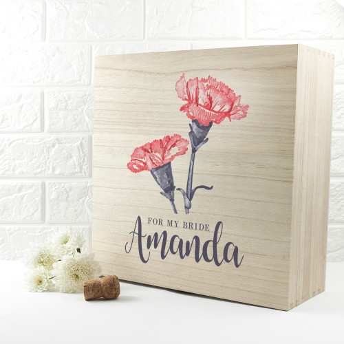 personalised For My Bride Large Box 