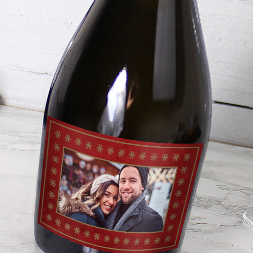 Snowflake Border Photo Prosecco
