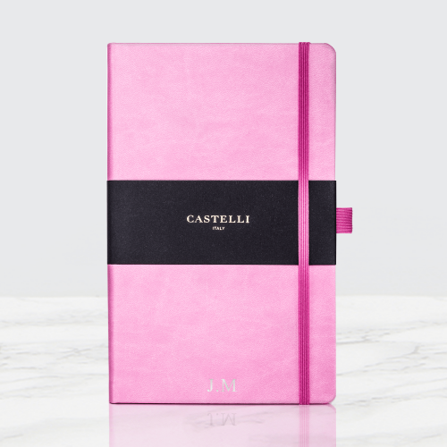 Personalised pink Castelli Notebook