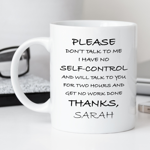 No Self Control Durham Mug