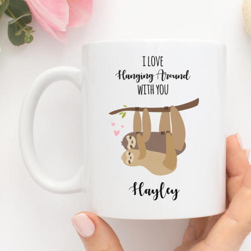 personalised Hanging Around Mug