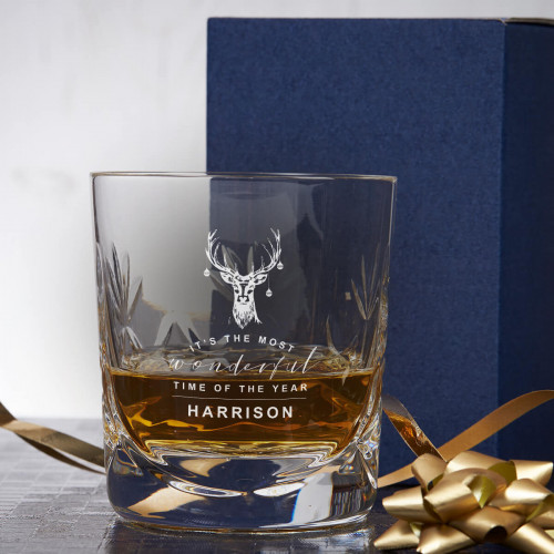 Personalised whisky glass