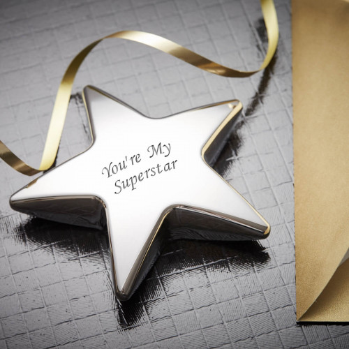 Personalised Star Desk Paperweight Award
