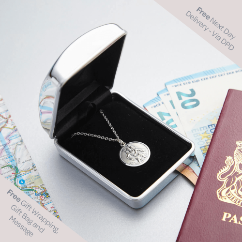 Personalised Sterling Silver St Christopher