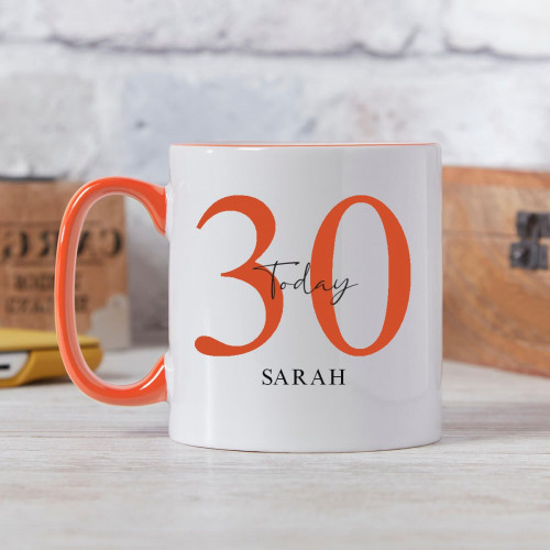 Personalised two tone mug