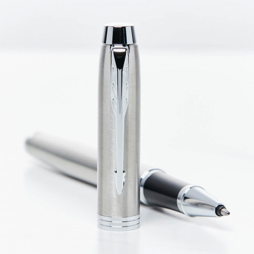 personalised IM Parker Rollerball Pen Silver