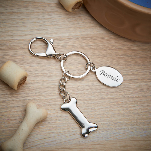 Personalised Bone Keyring