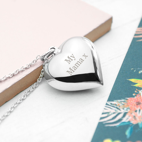 personalised Cherish Heart Necklace