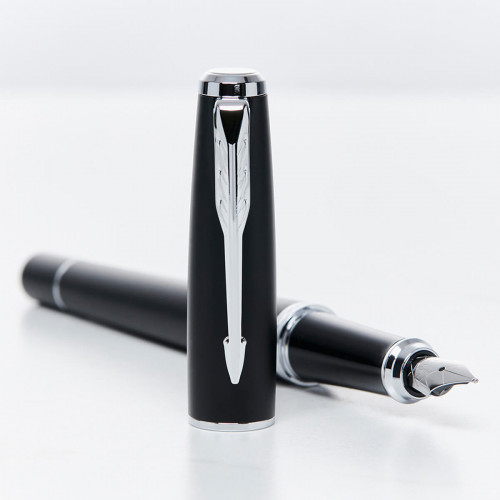 personalised Parker Urban Fountain Pen Black