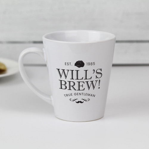 Personalised small Latte mug