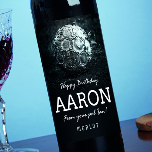 personalised Merlot Red Wine