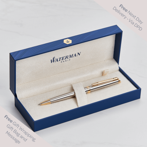 Waterman Hemisphere Ballpoint Pen - Silver & Gold