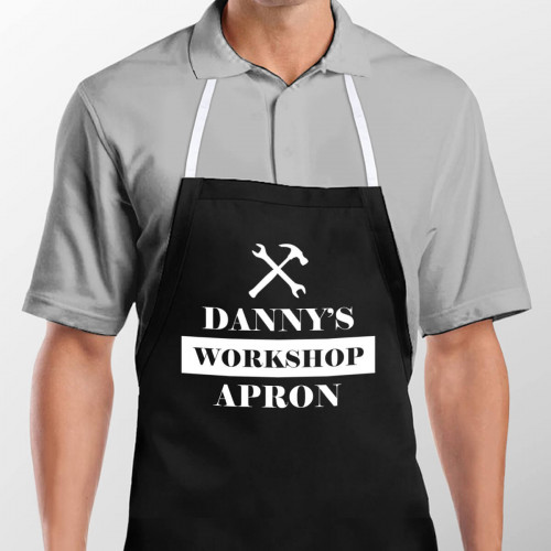 personalised Workshop Apron