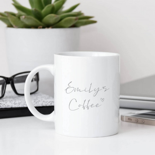Personalised coffee mug