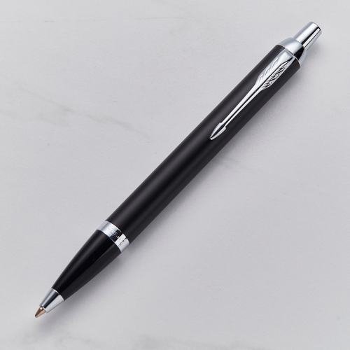 personalised Parker IM Ballpoint Pen - Matt Black