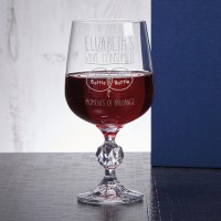 personalised 190ml Claudia Crystalite Wine Glass