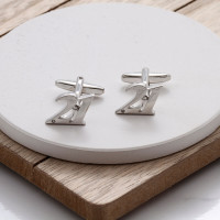 personalised 21 Cufflinks Gift Set